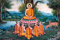 On the day of  Buddha Purnima Gautam Buddha attained the path of Enlightenment